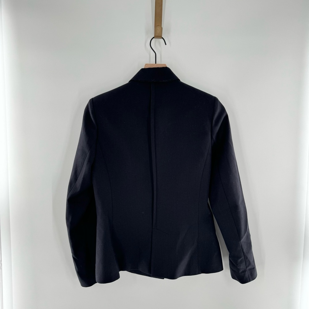 Maje Wool Zipper Biker Moto Blazer Jacket Size EU 40 - Picture 2 of 7